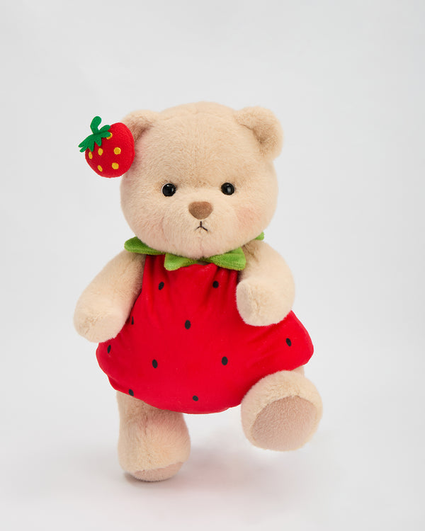Getahug Strawberry Magnetic Bear | Handmade Jointed Stuffed Animal Gift