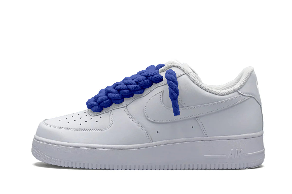 Nike Air Force 1 Low '07 White/Navy Rope Laces