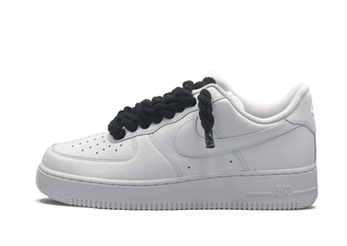 Nike Air Force 1 Low '07 White/Black Rope Laces